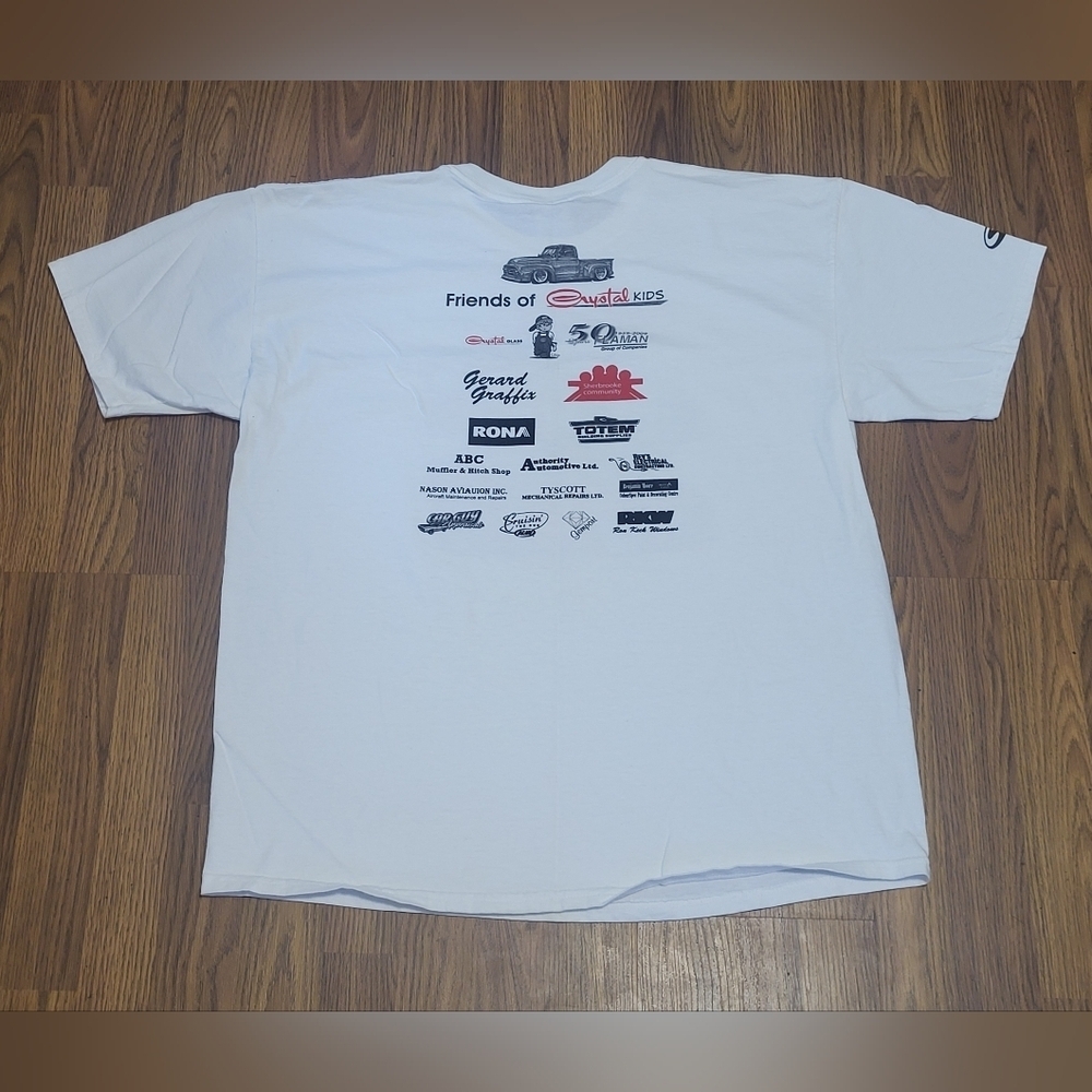 Y2K Crystal Kids Show & Shine T-Shirt XL Gerald Blommaert Hot Rod Car Show - Picture 4 of 5